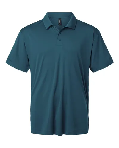AllPro 41800 Men's Pro-Lock Performance Polo in Atlantic Blue — blank polo, front view