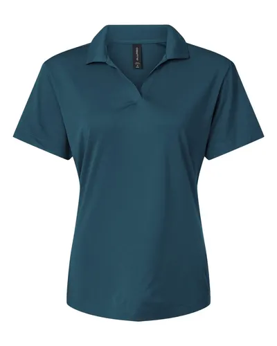 AllPro 41800L Women's Pro-Lock Performance Polo in Atlantic Blue — blank polo, front view