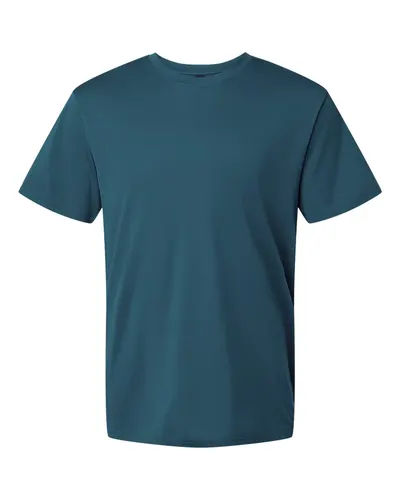 AllPro 48000 Men's Pro-Lock Performance T-Shirt in Atlantic Blue — blank t-shirt, front view