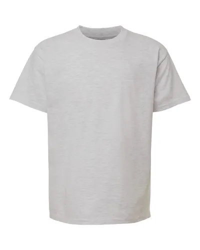 American Apparel 2001Y Youth Fine Jersey Tee in Ash Grey — blank t-shirt, front view