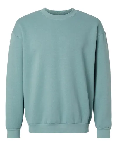 American Apparel RF496 Unisex ReFlex Fleece Crewneck Sweatshirt in Arctic — blank crewneck sweatshirt, front view