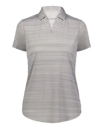 Augusta Sportswear 7002 Women's Pursuit Polo in Athletic Grey — blank polo, front view