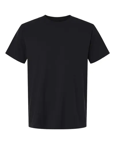 BELLA + CANVAS 4810GD Unisex Heavyweight Garment-Dyed Tee in Black — blank t-shirt, front view