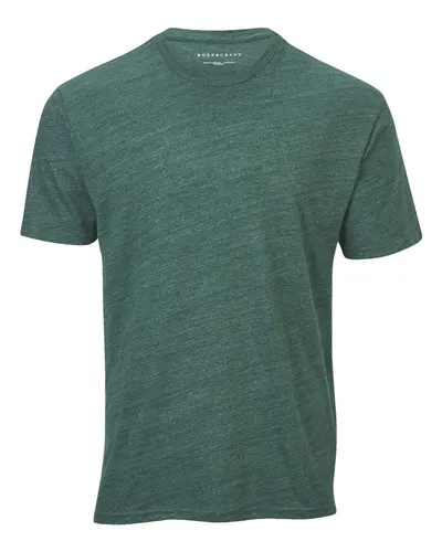 Boxercraft BM2102 Unisex Tri-Blend T-Shirt in Hunter Heather — blank t-shirt, front view