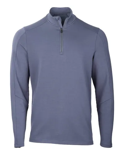 Boxercraft BM5203 Men's Perfect Quarter-Zip Pullover in Castlerock — blank garment, front view