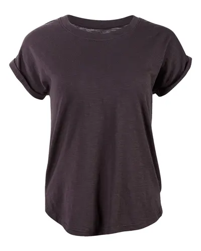 Boxercraft BW2102 Women's Sweet T-Shirt in Black — blank t-shirt, front view