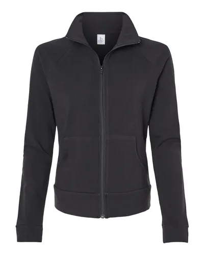 Boxercraft S89 Women’s Full-Zip Practice Jacket in Black — blank jacket, front view