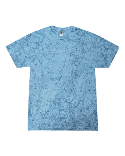 Colortone 1250 Unisex Color Crush T-Shirt in Arctic — blank t-shirt, front view