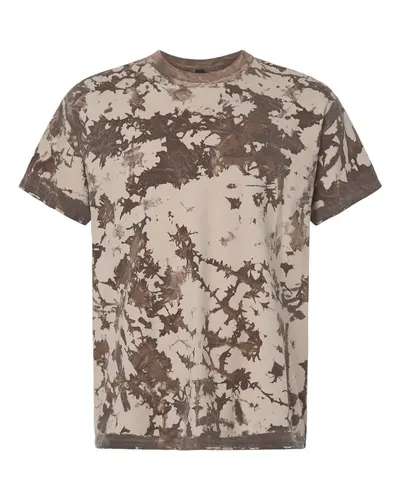 Colortone 1275 Unisex Iced T-Shirt in Iced Beige — blank t-shirt, front view