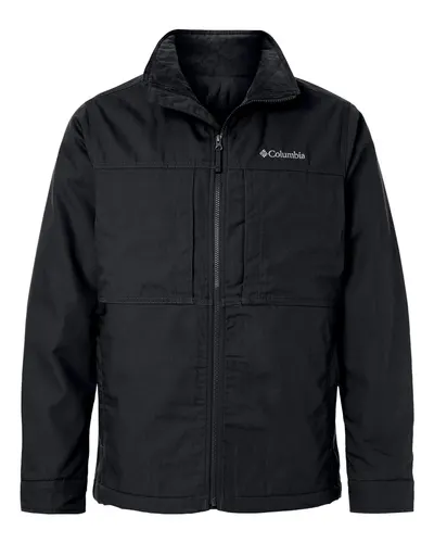 Columbia 208855 Men's Loma Vista™ III Jacket in Black — blank jacket, front view