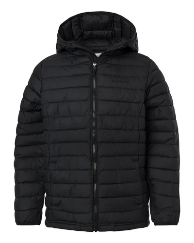 Columbia 209002 Youth Powder Lite™ II Hooded Jacket in Black — blank hooded sweatshirt, front view