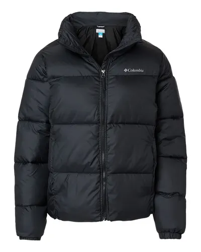 Columbia 209029 Women's Puffect™ II Full-Zip Jacket in Black — blank jacket, front view