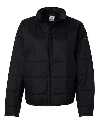 Columbia 211667 Women's Sienna Hill™ Quilted Jacket in Black — blank jacket, front view