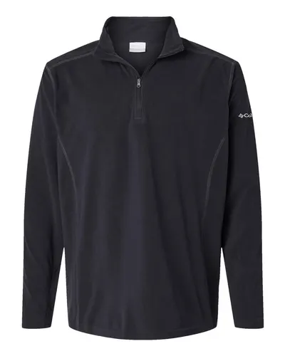 Columbia 212469 Men's Klamath Range™ II Half-Zip Pullover in Black — blank garment, front view