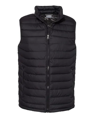 Columbia 212491 Men's Powder Lite™ II Vest in Black — blank jacket, front view