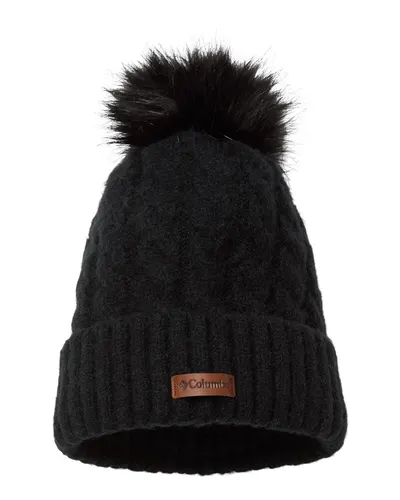 Columbia 213752 Winter Blur™ II Beanie in Black — blank cap, front view