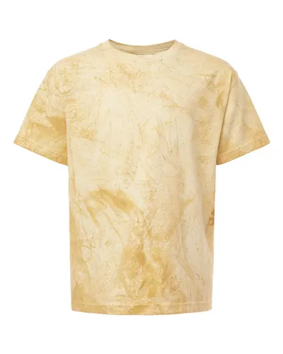 Comfort Colors 1745Y Youth Colorblast™ Heavyweight T-Shirt in Citrine — blank t-shirt, front view