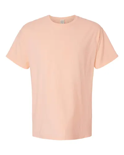 ComfortWash by Hanes GDH11B Unisex Botanical Dyed T-Shirt in Botanical Annatto — blank t-shirt, front view