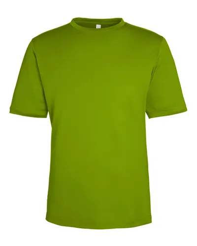 CORE365 CE10 Unisex Capital Performance T-Shirt in Acid Green — blank t-shirt, front view