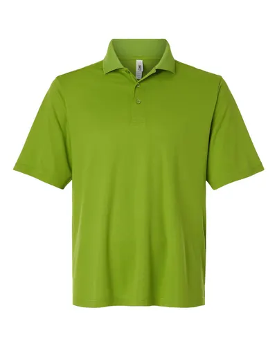 CORE365 CE108 Men's Nova Performance Pique Polo in Acid Green — blank polo, front view