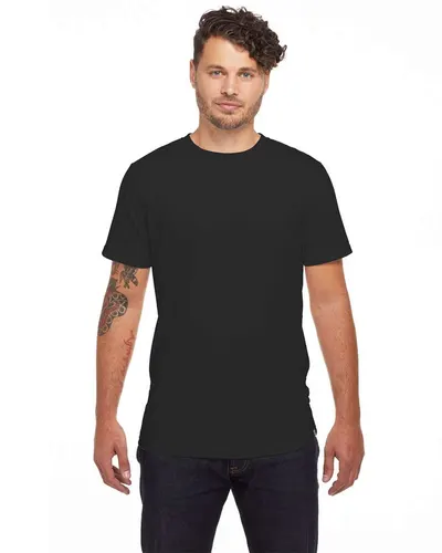 econscious EC1007U Unisex USA Made T-Shirt in Black — blank t-shirt, front view