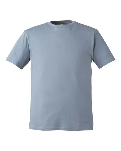 econscious EC1070 Reclaimist Fiber Vibes T-Shirt in Basalt Grey — blank t-shirt, front view