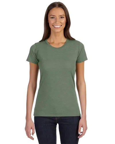 econscious EC3800 Women's Eco Blend T-Shirt in Asparagus — blank t-shirt, front view