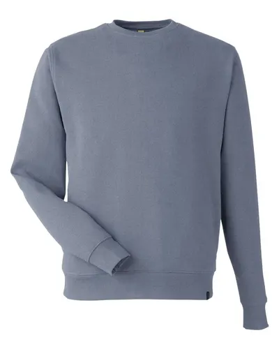econscious EC5305 Unisex Reclaimist Fiber Crewneck Sweatshirt in Basalt Grey — blank crewneck sweatshirt, front view