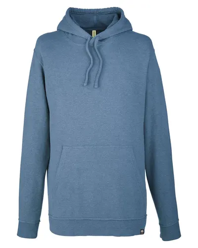 econscious EC5950 Unisex Hemp Hero Hooded Sweatshirt in Horizon Blue — blank hooded sweatshirt, front view