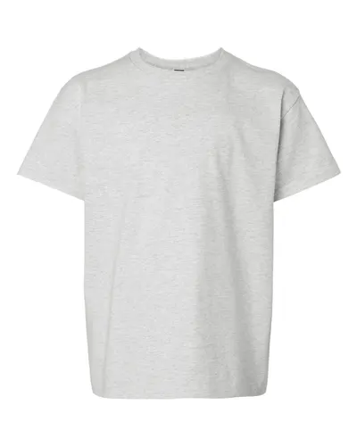 Gildan 2000B Youth Ultra Cotton® T-Shirt in Ash — blank t-shirt, front view
