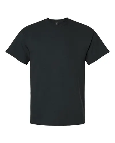 Gildan 2000T Men's Tall Ultra Cotton® T-Shirt in Black — blank t-shirt, front view