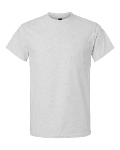 Gildan 2300 Unisex Ultra Cotton® Pocket T-Shirt in Ash — blank t-shirt, front view