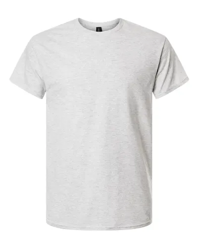 Gildan 3000 Unisex Light Cotton T-Shirt in Ash — blank t-shirt, front view
