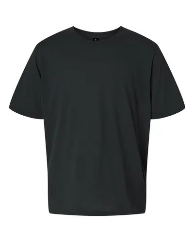 Gildan 42000B Youth Performance® T-Shirt in Black — blank t-shirt, front view
