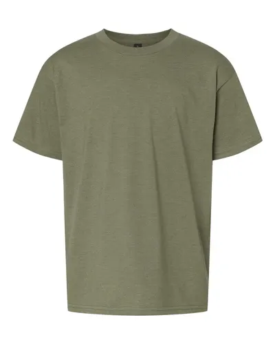 Gildan 64000BCVC Youth Softstyle® CVC T-Shirt in Cactus — blank t-shirt, front view
