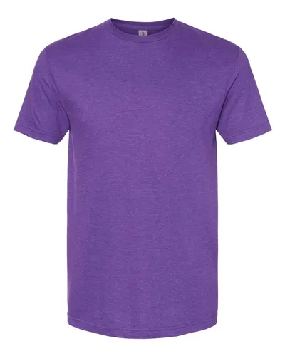 Gildan 64000CVC Unisex Softstyle® CVC T-Shirt in Amethyst — blank t-shirt, front view