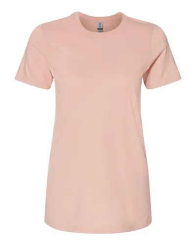 Gildan 64001LCVC Women's Softstyle® CVC T-Shirt in Dusty Rose — blank t-shirt, front view