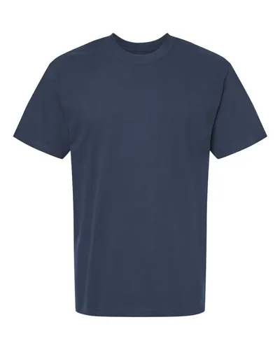 Gildan 75000 Unisex Hammer™ Maxweight T-Shirt in Blue Dusk — blank t-shirt, front view