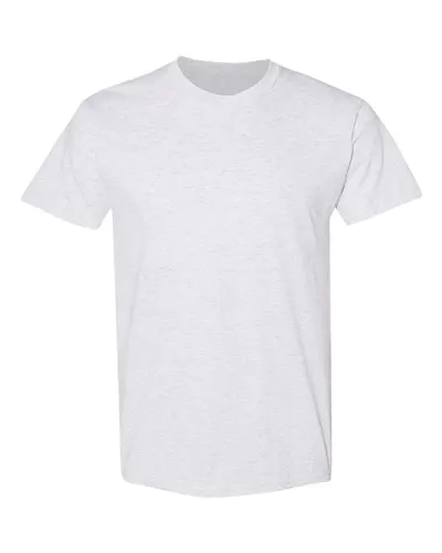 Hanes 5170 Unisex EcoSmart® T-Shirt in Ash — blank t-shirt, front view