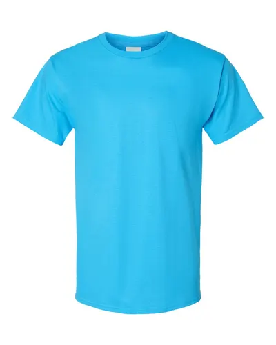 Hanes 5250 Unisex Authentic T-Shirt in Aquatic Blue — blank t-shirt, front view