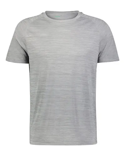 Holloway 222654 Youth Eco Revive™ All-Pro T-Shirt in Athletic Grey Heather — blank t-shirt, front view