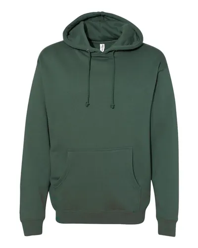 Independent Trading Co. IND4000 Unisex Heavyweight Hooded Sweatshirt in Alpine Green — blank hooded sweatshirt, front view