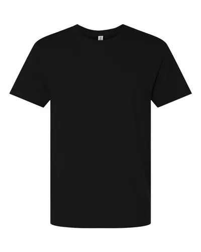 JERZEES 570MR Premium Cotton T-Shirt in Black Ink — blank t-shirt, front view