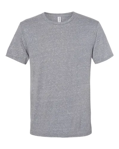 JERZEES 88MR Unisex Snow Heather Jersey T-Shirt in Charcoal — blank t-shirt, front view