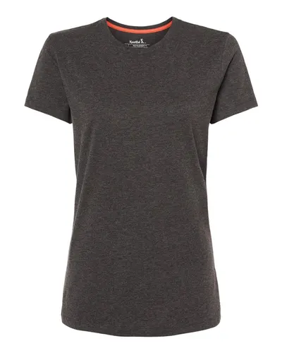 Kastlfel 2021 Women's RecycledSoft™ T-Shirt in Carbon — blank t-shirt, front view