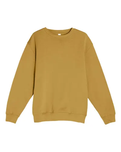 Lane Seven LS14004 Unisex Premium Crewneck Sweatshirt in Antique Gold — blank crewneck sweatshirt, front view