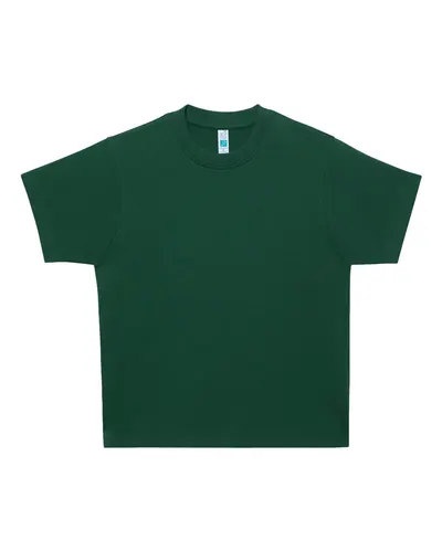 Lane Seven LS16005 Unisex Urban Heavyweight Tee in Forest Green — blank t-shirt, front view