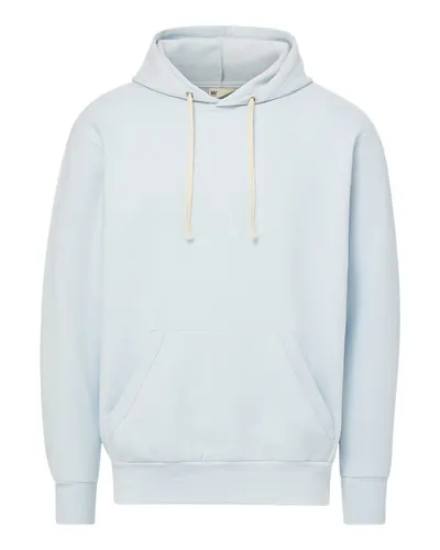 MV Sport 1478 Unisex Vintage Fleece Hooded Sweatshirt in Arctic Blue — blank hooded sweatshirt, front view