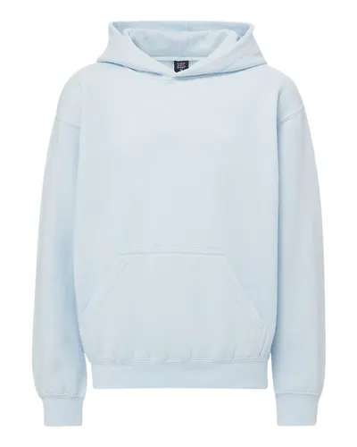 MV Sport 23153Y Youth Buddy Hooded Sweatshirt in Arctic Blue — blank hooded sweatshirt, front view