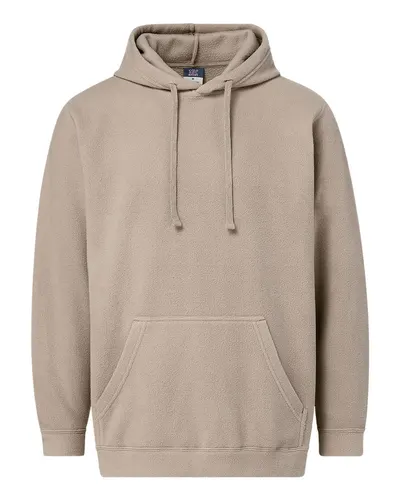 MV Sport 24701 Unisex Whisper Fleece™ Hooded Sweatshirt in Atmosphere — blank hooded sweatshirt, front view